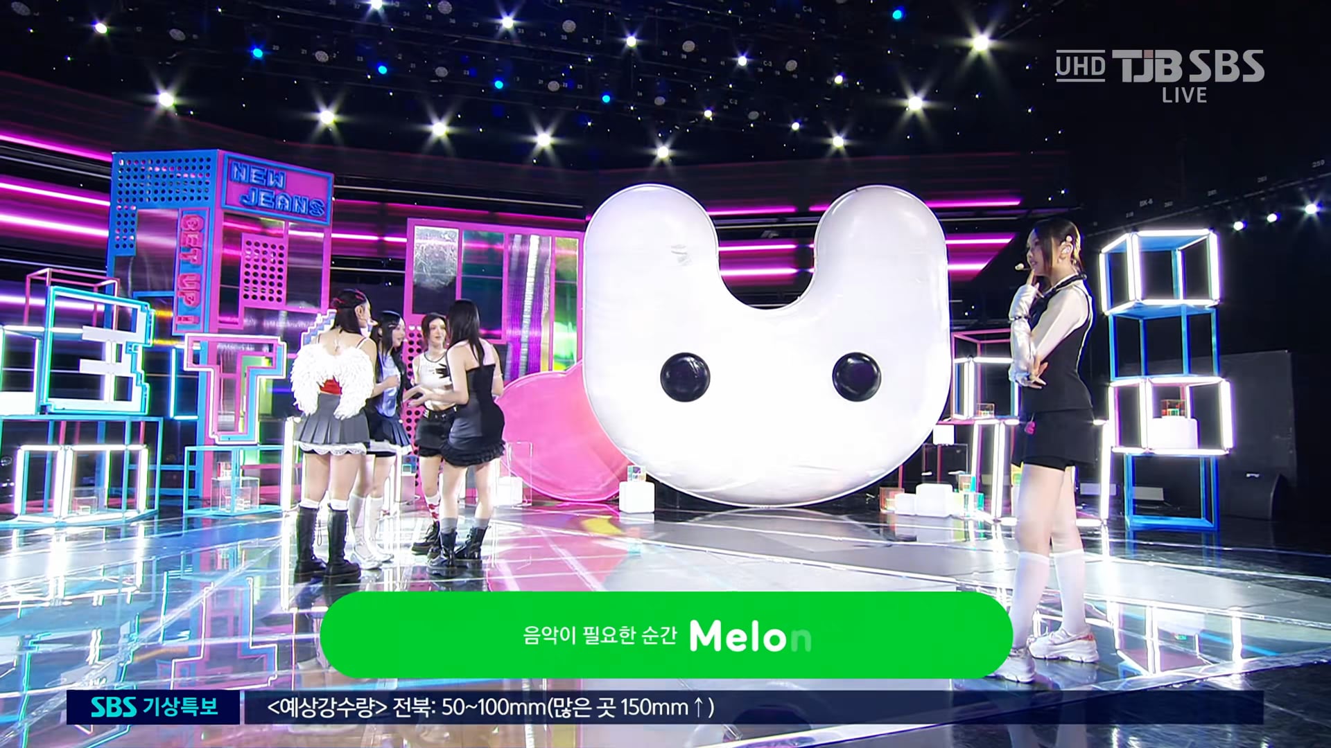 230723 UHD SBS 인기가요 NewJeans ETA 2160p