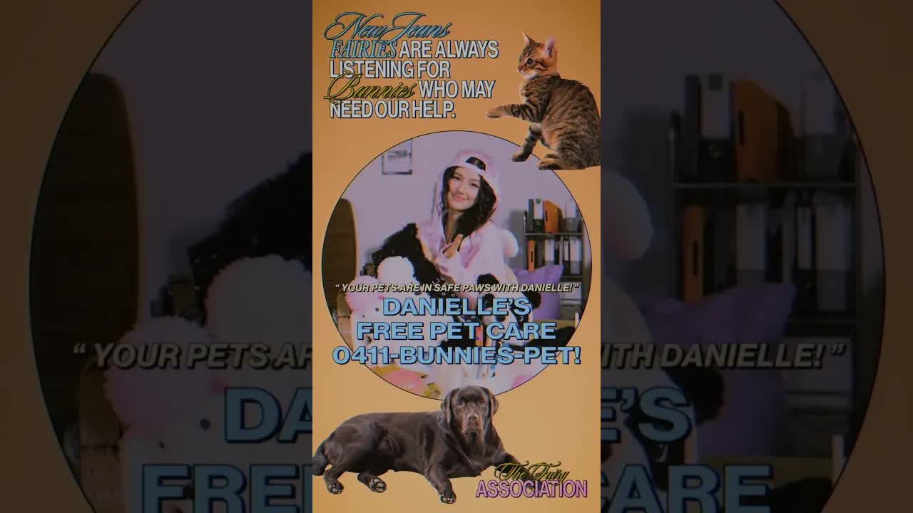 030 - Your pets are in safe paws with DANIELLE!#NewJeans #DANIELLE #SeasonsGreetings #TheFairyAssociation