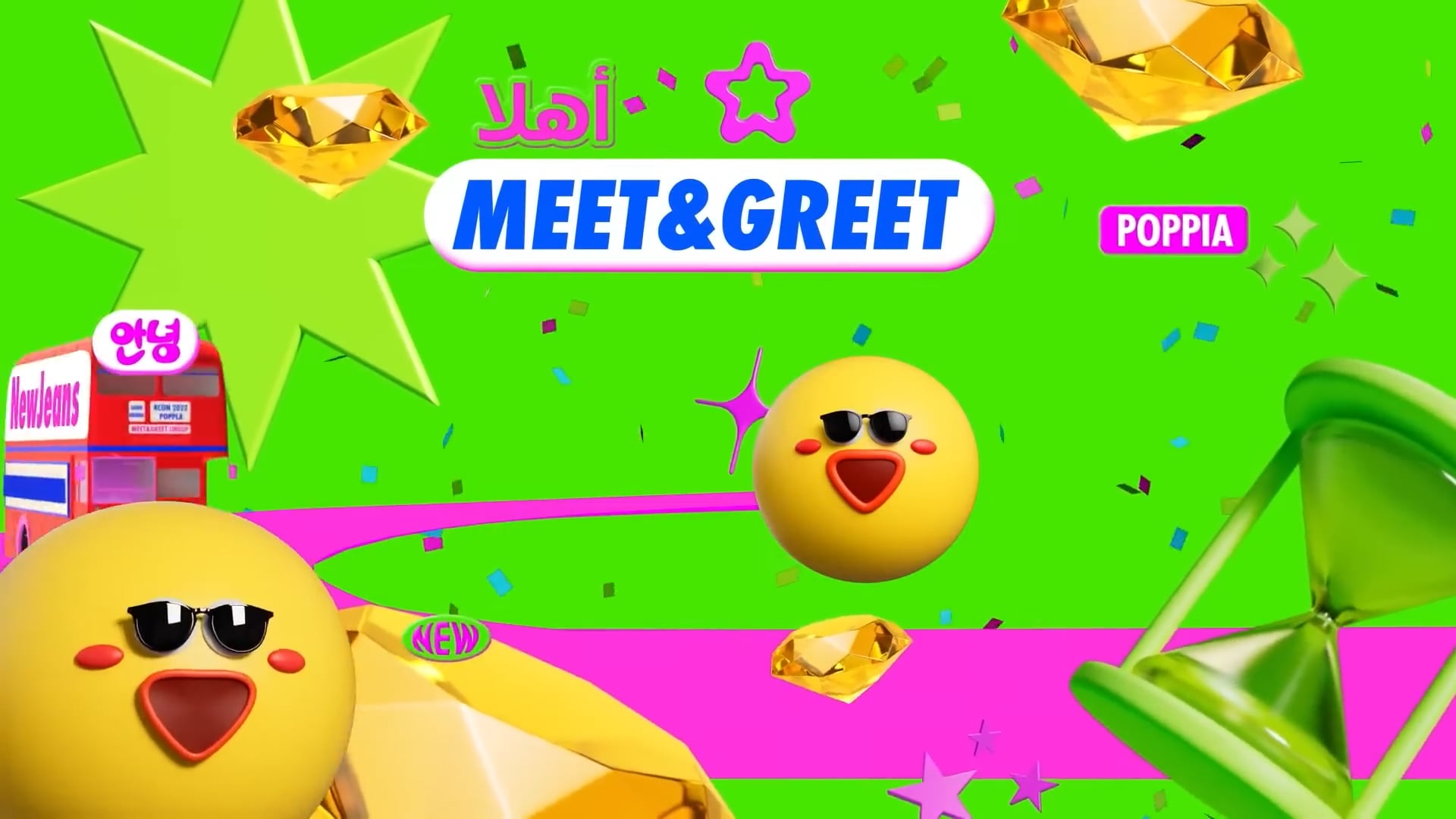 221001 ENGJPN MEETGREET NewJeans 뉴진스 KCON 2022 SAUDI ARABIA