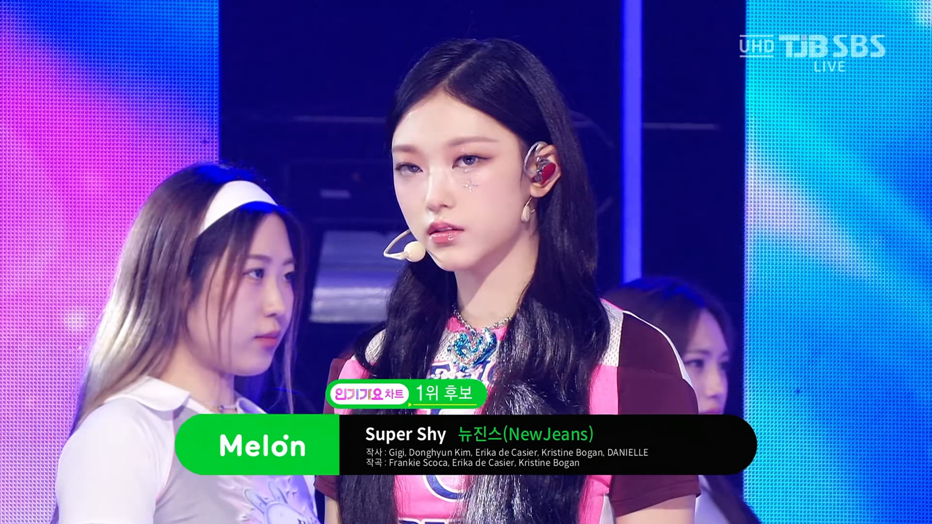 230806 UHD SBS 인기가요 NewJeans Super Shy 2160p