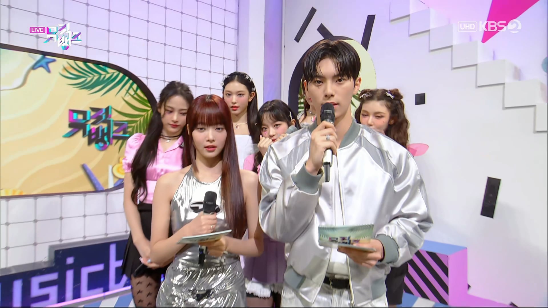 230728 UHD KBS2 뮤직뱅크 NewJeans 1위 후보 인터뷰 2160p